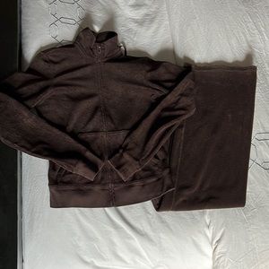 Juicy terry cloth original OG 2000s tracksuit small medium brown